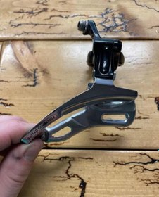 Resim Deore LX fd-m565 Ön Aktarıcı 3x8V Alttan Çektirmeli Orta Vites Aktarıcı 34.9 mm Retro 