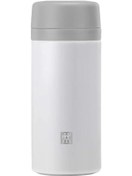 Resim AyrStore THERMOÇAY DEMLİKLİ MATARA, 420 ML | PASLANMAZ ÇELİK | BEYAZ-GRİ 