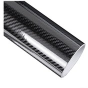 Resim Siyah 5d Vinil Film Karbon Fiber Araba Kaplama Filmi Karbon Fiber Araba Çıkartması Aksesuar Oto Filmi 