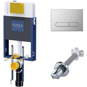 Resim Isvea Durezza Göme Rezervuar+ Stop Valf + Krom Panel 