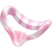Resim Tongxida Oculus Quest 2 Beyaz Pembe İçin Vr Silikon Göz Kapağı Ter Önleyici Ve Dekontaminasyon Gözlükleri 