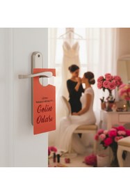 Resim homemadehome Gelin Seti - Gelin Hediyelik Çeyiz Seti Kapı Yazı - Gelin Odası Kapı Yazısı (2 Adet) 