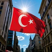 Resim 90cm * 150cm Türk bayrağı, iç ve dış mekan parti bayrakları, polyester elyaf, yüksek sıcaklıkta renkli hızlı baskı, açık hava etkinlikleri, geçit törenleri, yarışmalar, partiler, bahçeler, oturma odaları, yatak odaları ev dekorasyonu için uygun, bayrak direği dahil değildir, parlak renkler, suyla yıkanabilir Renksiz çift çizgili güçlendirilmiş dikiş 