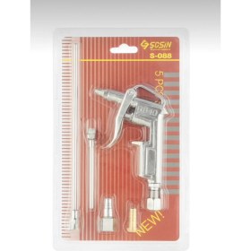 Resim Sosın Profesyonel Hava Üfleme Kompresör Tabancası Seti 5 Parça 