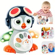 Resim Etkileşimli Penguen Öğrenme Oyuncakları Müzik ve Işıklarla - Dans, Hareket, Yürüme, Kuyruklama - Bebekler ve Küçük Çocuklar İçin Karın Zamanı Gelişim Oyuncakları - Pil ile Çalışır, Karışık Renkler - Mükemmel Halloween ve Noel Hediyeleri, Küçük Çocuk Eğlencesi, Oyuncak Tasarımı, Canlı Renkler 