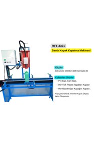 Resim RFT Makine Bantlı Kapak Kapatma Makinesi RFT-3301 