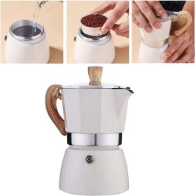 Resim PremiumPort Pratik ve Şık 6 Fincan Moka Pot, Kahve Severler Için Ideal Seçim 