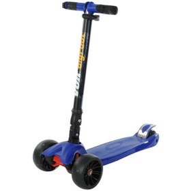 Resim Voit 218c Işıklı Geniş 3 Teker Lacvrt Unisex Çocuk Mavi Scooter 