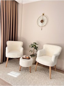 Resim öz kısmet mobilya since 1990 3’Lü Koltuk Seti Berjer - Tekli Koltuk - Puf Seti - Cafe - Balkon - Ofis Mobilyası 