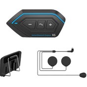 Resim Lemestar X6 Motosiklet Kaskı İçin Bluetooth Kulaklık - 1500mah, Bt 5.0, Ipx67 Su Geçirmez, Çift Telefon Bağlantılı 