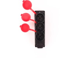Resim Bylion Üçlü Grup Priz Trifaze Kauçuk 380/415 V 25A 