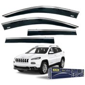 Resim Niken Jeep Cherokee Cam Rüzgarlığı Kromlu Niken 2014+ 