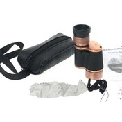 Resim 6x24 Baıgısh, Askeri Tarzi Pirinç Ve Deri Kaplamalı, Deri Çantalı Monocular Dürbün Princ 