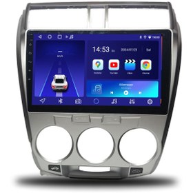 Resim OSKODI Honda City 2009-2012 Manuel Klima Uyumlu Android Multimedya + CarPlay + 4GB RAM + 64GB Hafıza 