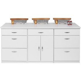 Resim LUCKY MUTFAK ADASI -180 CM - TEZGAH DAHİL Beyaz 