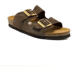 Resim Terlik Kadın 17d8 Frau Velour-s T.moro Dark Brown Koyu Kahverengi 