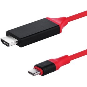 Resim Usb Type C 3.1 To Hdmi Çevirici Dönüştürücü Tv Bağlama Kablosu 