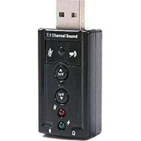 Resim Dora Shopping Hytech HY-U717 USB 2.0 Ses Kartı 7.1 Ch 