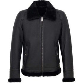 Resim Siyah Deri Erkek Deri Mont - E23KKM310473-D51 