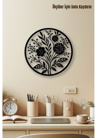 Resim Ahşap Tablo Dekoratif Duvar Süsü Ev Ve Ofis İçin Çiçek Ve Doğa Temalı 