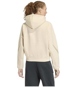Resim Adidas W Z.n.e. Kadın Spor Sweatshırt - Ke4746 Krem 