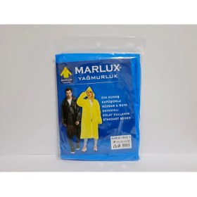 Resim Yağmurluk Mavi Renk (Standart Beden) 