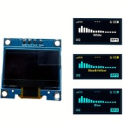 Resim 1 adet/3 adet 2.44 cm OLED I2C IIC Ekran Modülü 128x64 Piksel SSD1306 Mini Kendinden Aydınlatmalı OLED Ekran Kartı Arduino Raspberry Pi için 
