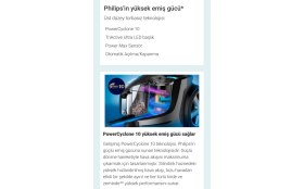 Resim Philips 899W 2.2lt LED Aydınlatma Marathon Ultimate Series Toz Torbasız Süpürge Yeşil+Luciole Lambader Hediye 