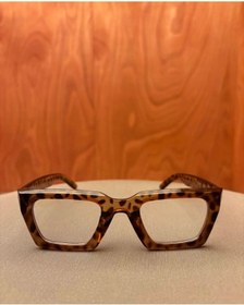 Resim Genel Markalar Azure Bonnie Leopar Mavi Işık Koruyucu Şeffaf Dinlendirici Gözlük 