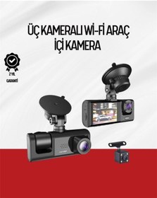 Resim 170 Geniş Açı Ön-arka-iç Kamera Seti Tam Kapsamlı Araç Güvenliği 