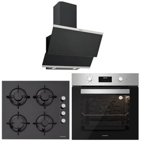 Resim Silverline BO6502X02 - CS5349B01 - 3420 Classy 60 Siyah Ankastre Set 