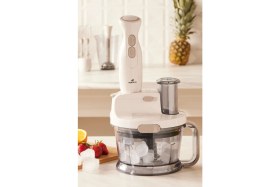 Resim Pratik Çok Fonksiyonlu Mutfak Robotu ve Blender Seti, Iconic Beige 