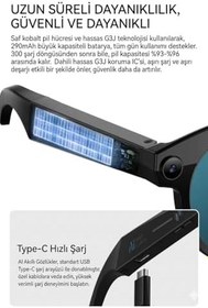 Resim Arpag Import Kameralı Akıllı Gözlük, Bluetooth Bağlantılı, HD 1080P Video Kayıt, Yapay Zeka Destekli 
