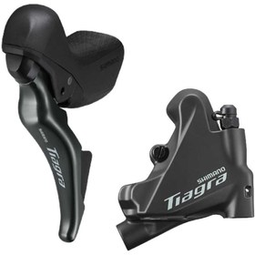 Resim shimano Tıagra St-r4725(r), Br-4770(r) Ön Hidrolik Vites Fren Kolu Siyah 