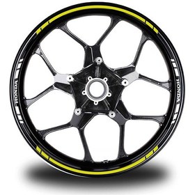 Resim Yazısız Uzun Honda Yazılı Kısa Kesikli 16 Lı Çift Renk Jant Stic 