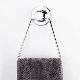 Resim Evistro Vakumlu Banyo Tuvalet Havlu Askısı Krom Kaplama 