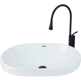 Resim Pure Concept Pure Beyaz Yarı Ankastre Çanak Lavabo W-295 