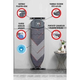 Resim Devecioğlu Harbinger Yeni Nesil MM154 Masterboard Ütü Masası 