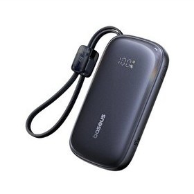 Resim Baseus EnerFill FC21 QPow3 Ultra Dijital Göstergeli Powerbank 10.000 mAh 45W Siyah Ayrılabilir Kablolu 