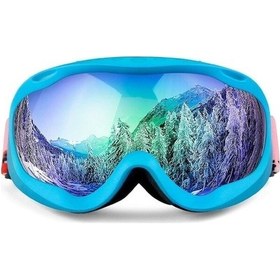 Resim Jokmae Mavi Kayak Gözlükleri, Çift Katmanlı Buğu Önleyici Küresel, Gx 