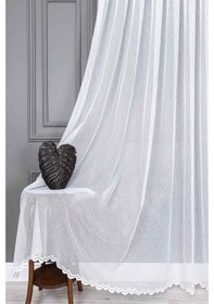 Resim Evdepo Home Kullanıma Hazır Örme Tül Perde (540765923) 