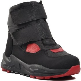 Resim Ayakmod Fy224-p Siyah-kırmızı İçi Polarlı Çocuk Kar Botu 001 