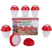 Resim TEKNO İSTANBUL Silikon Yumurta Haşlama Kabı 6 lı Set 