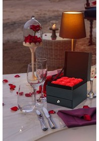 Resim 9 Lu Gül Takı Ve Kolye Kutusu Gül İstiridye İnci Kolyeli Hediye 