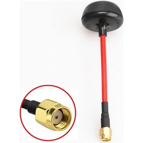 Resim 5.8Ghz RpSma Erkek Anten Esnek Dairesel Polarize Omni Mantar Anten RC FPV Drone Multicopter 