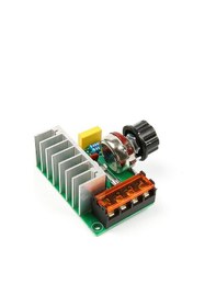 Resim 4000W 220V AC SCR Voltaj Regülatörü (Metal Kasasız) 