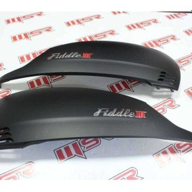 Resim Sym Fiddle 3 125 Arka Panel Mat Siyah Sağ () 