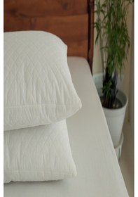 Resim Adarya Home Kapitoneli Fermuarlı Yastık Koruyucu Alez 12 Adet 50 x 70 