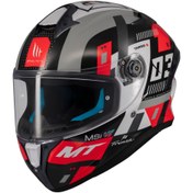 Resim Genel Markalar KASK MT HELMETS TARGO S B5 KIRMIZI SERGİO GARCIA 