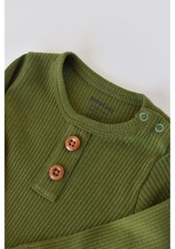 Resim Modal Uzun Kollu Tulum -Terletmez Organik Bebek Tulumu - Csym11420 - Rebebe 001 